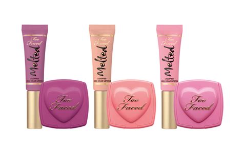 melted kisses and sweet cheeks from too faced canadian beauty