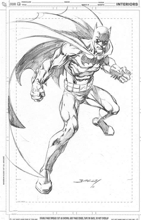 Batman By Mark Bagley In Don Bohms Batman Comic Art Gallery Room