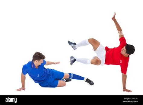 Soccer Player Tackling Hi Res Stock Photography And Images Alamy