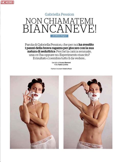 Gabriella Pession Nua Em Playboy Magazine Italy