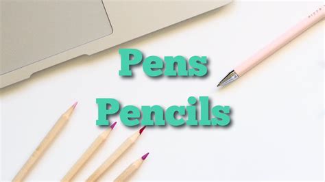 Ielts Speaking Pens Pencils Youtube