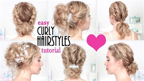 Medium curly hairstyles for women can easily embrace fun braided elements or be adorned with cute hair accessories. Easy hairstyles for BACK TO SCHOOL, everyday, party ...