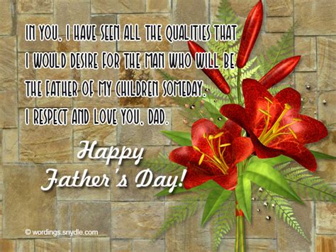This father's day you can make his heart beat faster by sending father's day greeting cards online and conveying your greetings like never before. Fathers Day Messages - Wordings and Messages