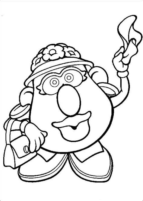 29 Mr Potato Head Coloring Page Rajveerashmath