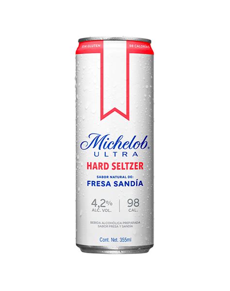 Bebida Alcohólica Michelob Ultra Seltzer Fresa Sandia 355 Ml Onix