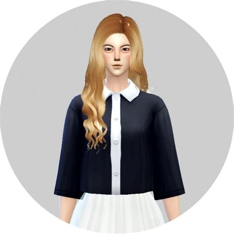 Alessos Hourglass Hair Recolor At Agatho Sims Sims 4 Updates