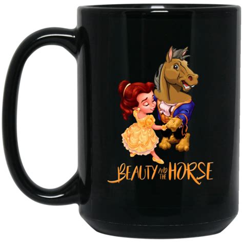 Beauty And The Beast Mug Beauty And The Horse Coffee Mug Tea Mug Beauty And The Beast Mug Beauty ...