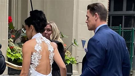 John Cena And Shay Shariatzadeh Marry In Vancouver Wedding Photos Hollywood Life