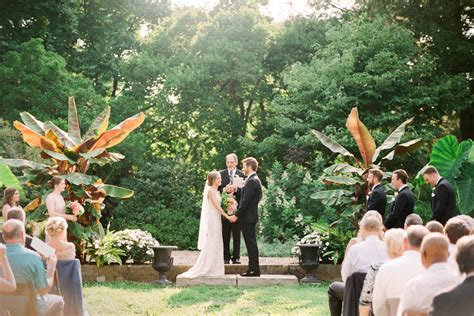 Botanical Gardens Wedding Ceremony Home Garden