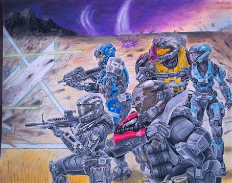 Pt 1 Of My Fan Art For My Favorite Halo Game Rhalo