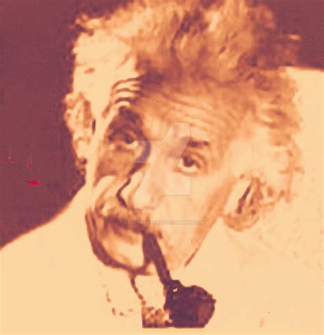 Albert Einstein Smokes His Pipe By Paulhfresco On Deviantart
