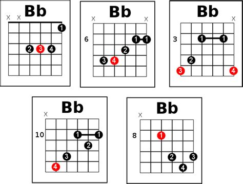 Bb Chord On Guitar Learn The 12 Ways On How To Play It
