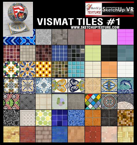 V Ray For Su Vismat Tiles Collection 1