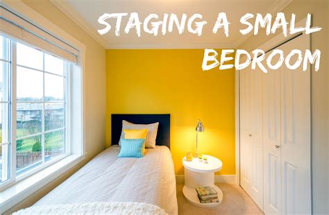 Goodbye heels and coffee, hello slippers and a glass of wine. How to Stage a Small Bedroom - Foxy Home Staging