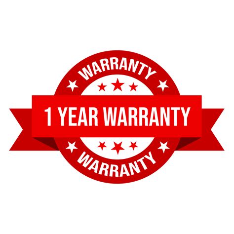 1 Year Warranty Png 16314358 Png
