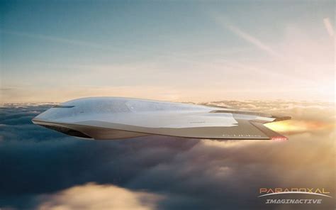 Paradoxal Hypersonic Aircraft Private Aircraft Stealth Aircraft