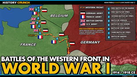 Western Front Of World War I History Crunch History Articles