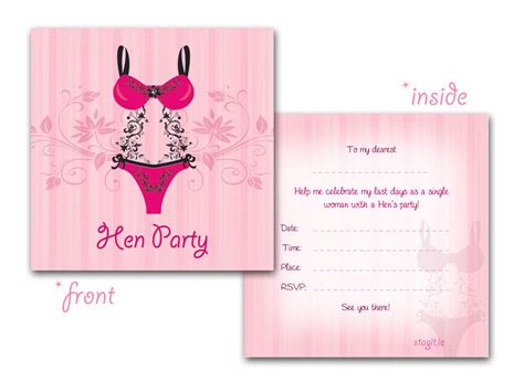 Hen Party Invitationsactivities And Ideashenitie Henit