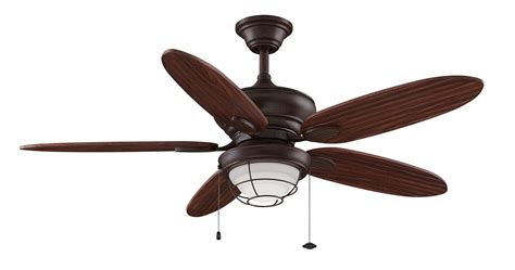 Indoor/outdoor copper oscillating ceiling fan. Fanimation Kaya 1-Light 52 inch 5-Blade Ceiling Fan in ...