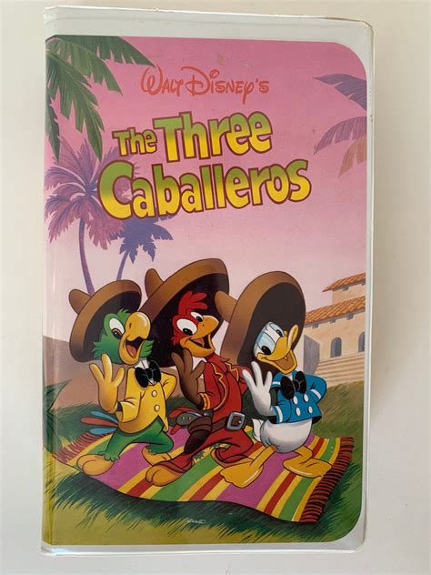 Walt Disney Gold Collection The Three Caballeros Vhs Vintage Disney