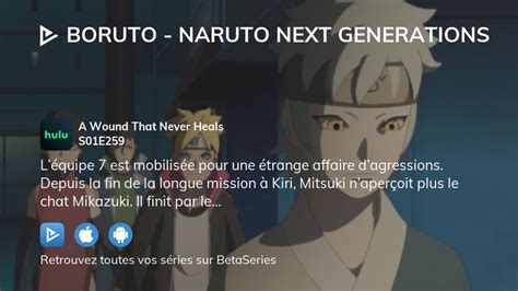 Où Regarder Boruto Naruto Next Generations Saison 1 épisode 259 En