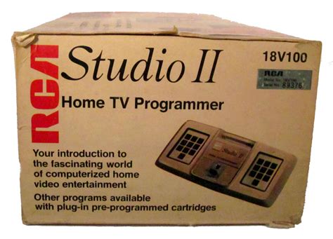 Rcas Studio Ii Is One Of The Last Pong Style Consoles To Offer Cart