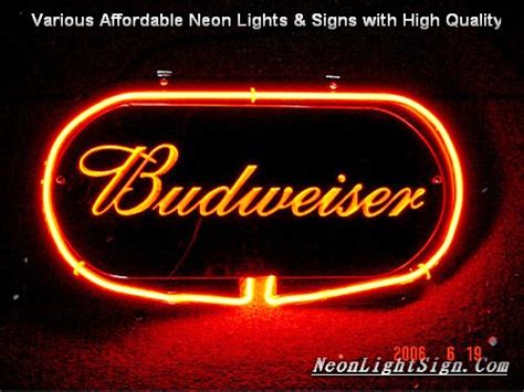 Budweiser 3d Beer Bar Neon Light Sign Beer Bar Neon Signs
