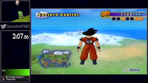 All the acrobatic and intense 3d flying and fighting is here, with 100 playable characters in 15 vast and vibrant levels. Dragon Ball Z Budokai Tenkaichi 2 Collect 7 Dragon Balls ...