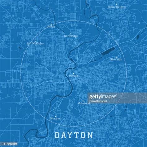 Ohio City Map Foto E Immagini Stock Getty Images