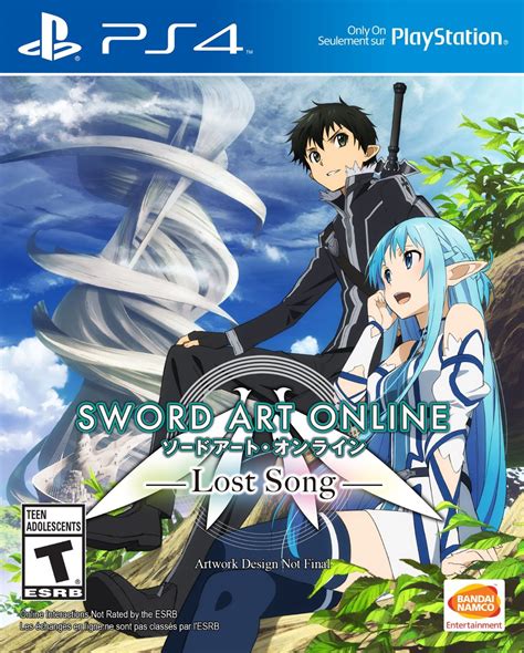 New Games Sword Art Online Lost Song Ps4 Ps Vita The