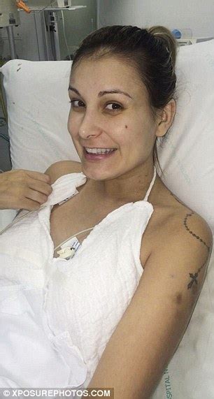 miss bumbum s andressa urach back in hospital with infected buttock implant daily mail online