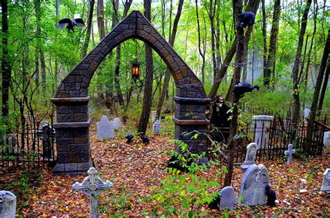 Halloween Grave Yard By Linda Rae Cuthbertson Halloween Yard