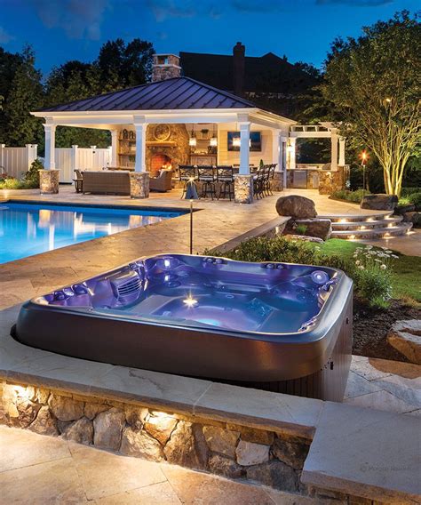 Kane Landscapes Backyard Resort Hot Tub Backyard Small Backyard Pools