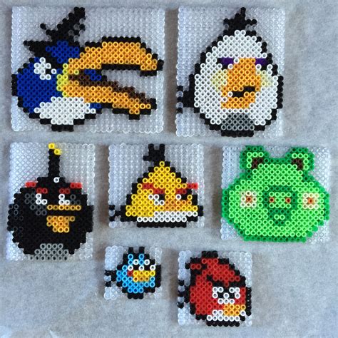 Angry Birds Perler Beads Perler Bead Art Perler Beads Designs Images