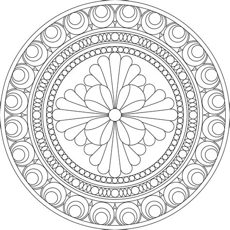 Don't Eat the Paste: Architectural Inspired Mandala to Color