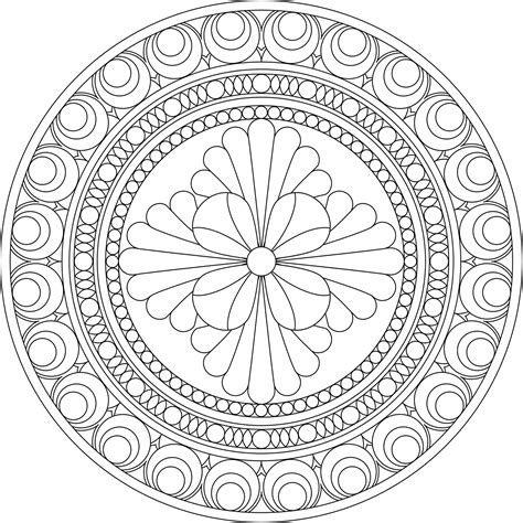 Dont Eat The Paste Architectural Inspired Mandala To Color