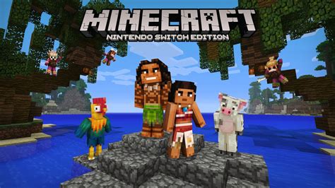 Minecraft Nintendo Switch Edition Moana Character Pack
