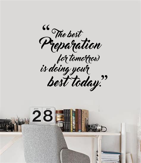 Vinyl Wall Decal Inspirational Quote Office Saying Motivation Decor St — Wallstickers4you