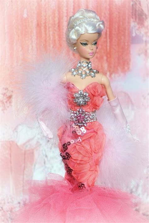 Barbie Silkstone Swarovski Pink And Platinum Chanel Fashion Model