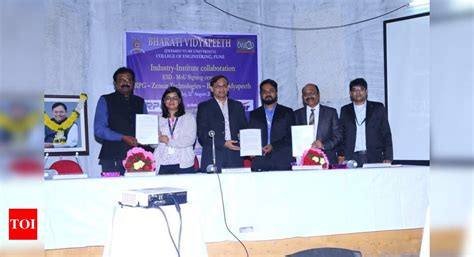 MoU Signed Between Bharati Vidyapeeth College Of Engineering And RPG