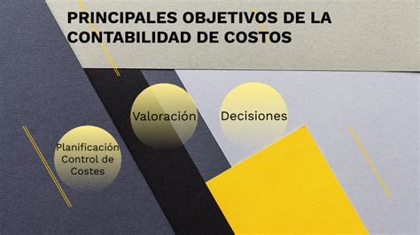 Principales Objetivos De La Contabilidad De Costos By Armand Colleta On