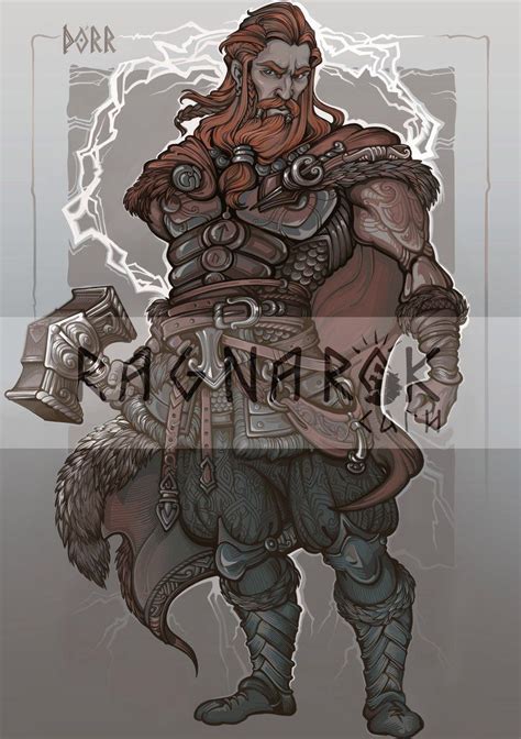 Character Card6 Thor By Sceith A On Deviantart Thor Norse Viking