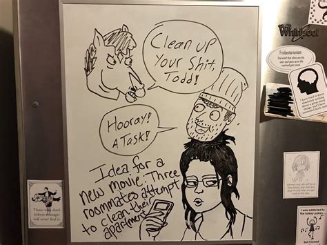 I Drew Bojack And Todd To Shame My Roommates After I Cleaned But I
