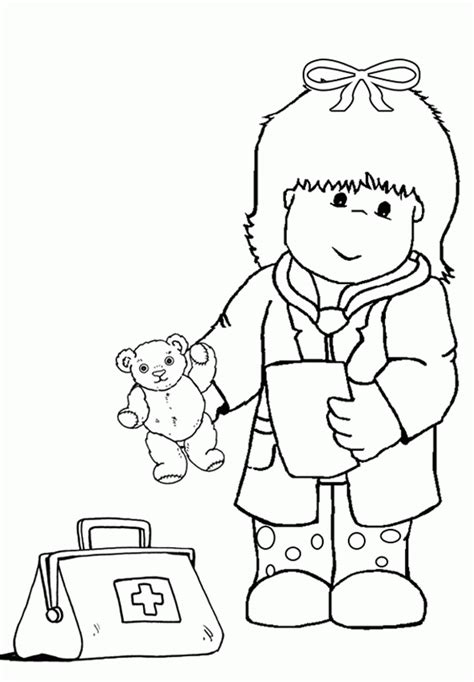 Eye doctor coloring pages are a fun way for kids of all ages to develop creativity, focus, motor skills and color recognition. Woman Doctor Coloring Pages - Coloring Home