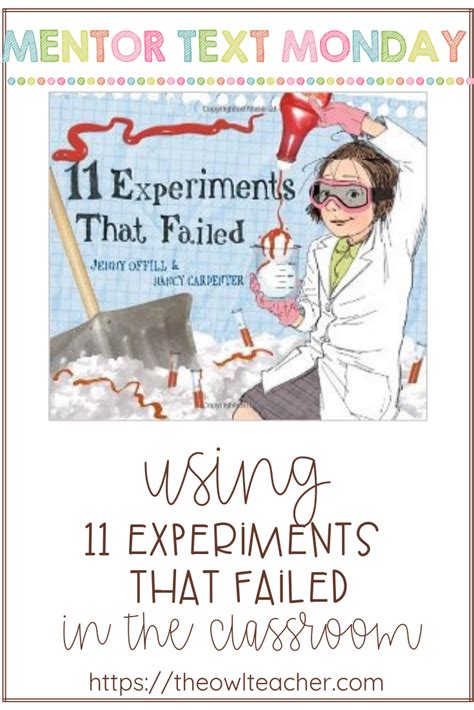 Mtm 11 Experiments That Failed The Owl Teacher
