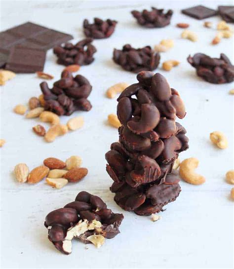 Easy Chocolate Covered Nuts 2 Cookin Mamas