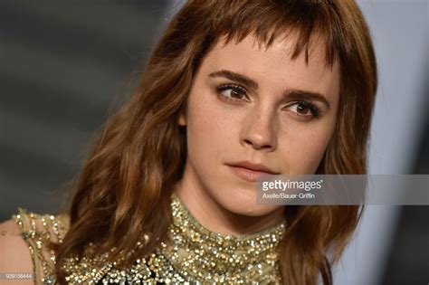 Actress Emma Watson Attends The 2018 Vanity Fair Oscar Party Hosted By