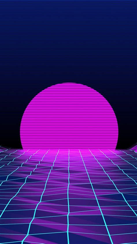 1080x1920 Retrowave Synthwave Abstract Digital Art Hd For Iphone 6
