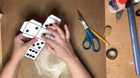 How To Make A Paper Dice Youtube