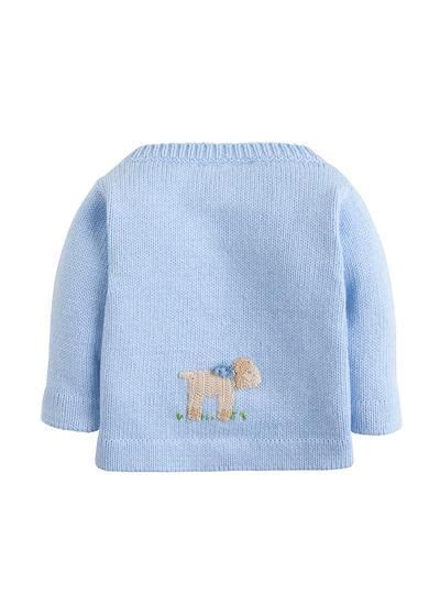 Boy Lamb Sweater Crochet Sheep Traditional Baby Clothes Classic